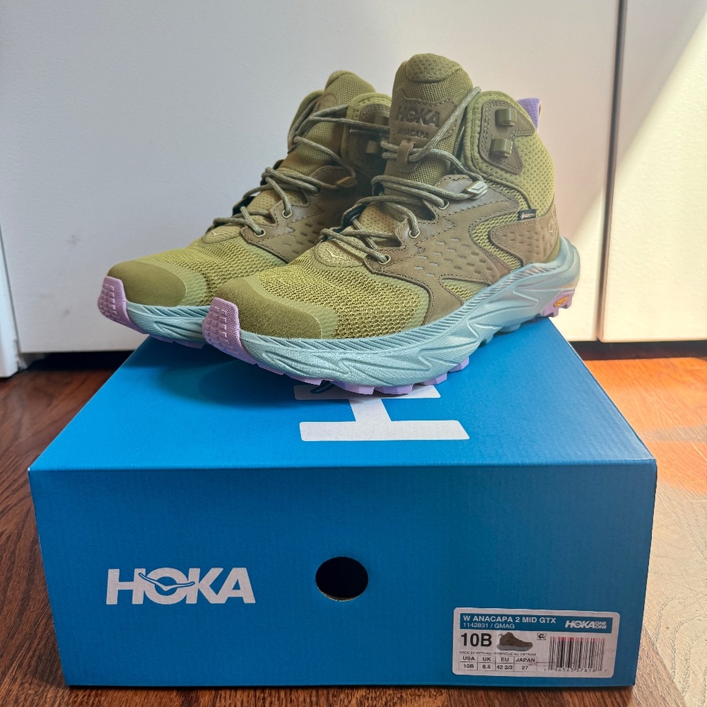 NEW Anacapa 2 Gore-Tex® Waterproof Mid Hiking Shoe (Women) in Green Moss / Agave - Picture 3 of 3